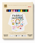 Fabric Markers Pack - 12 Colours